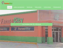 Tablet Screenshot of farmacityhn.com